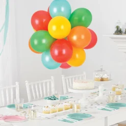 Air-Filled Latex Balloon Chandelier Sphere Kit, Assorted Colors