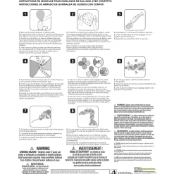 Air-Filled Neon Balloon Garland Kit