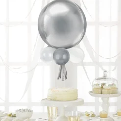 Air-Filled Orbz Foil & Latex Balloon Chandelier Kit, Assorted Colors