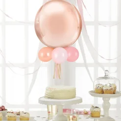 Air-Filled Orbz Foil & Latex Balloon Chandelier Kit, Assorted Colors