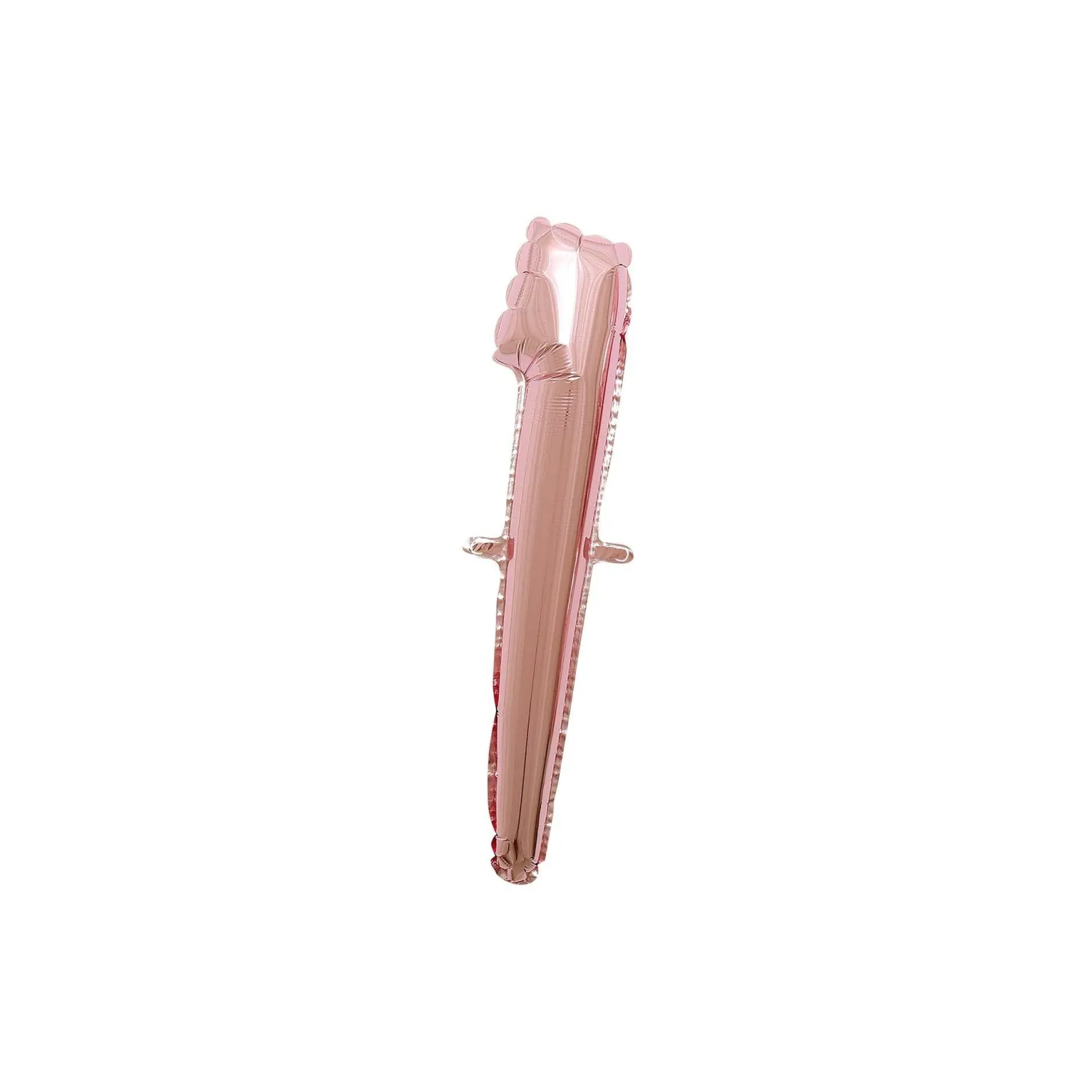 Air-Filled Rose Gold Cursive Number (0-9) Foil Balloon, 10in x 18in