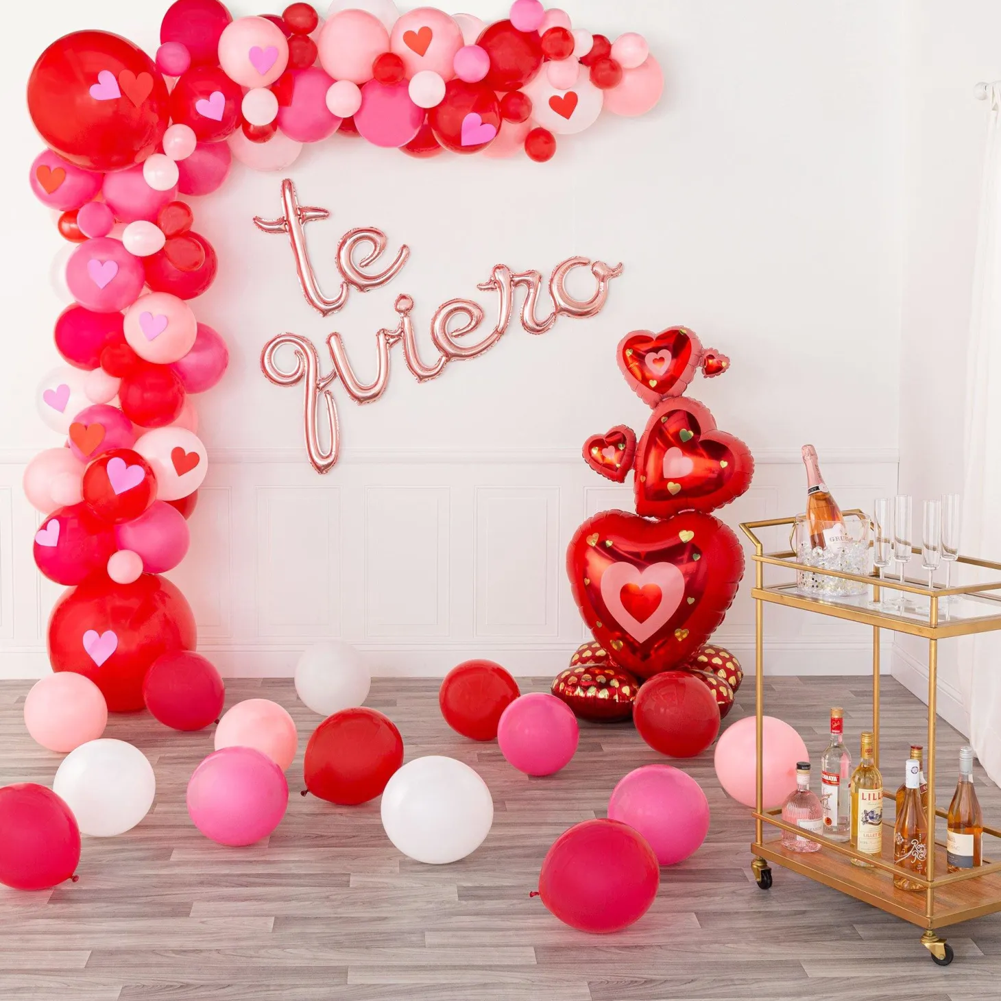 Air-Filled Rose Gold Lowercase Cursive Letter (A-Z) Foil Balloon, 10in x 8in