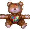 Air-Filled Sitting Birthday Bear Balloon, 15in