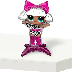 Air-Filled Sitting Diva Balloon, 23in - L.O.L. Surprise!