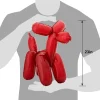 Air-Filled Sitting Red Balloon Dog Balloon, 23in