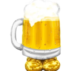 AirLoonz Big Beer Mug Foil Balloon, 49in