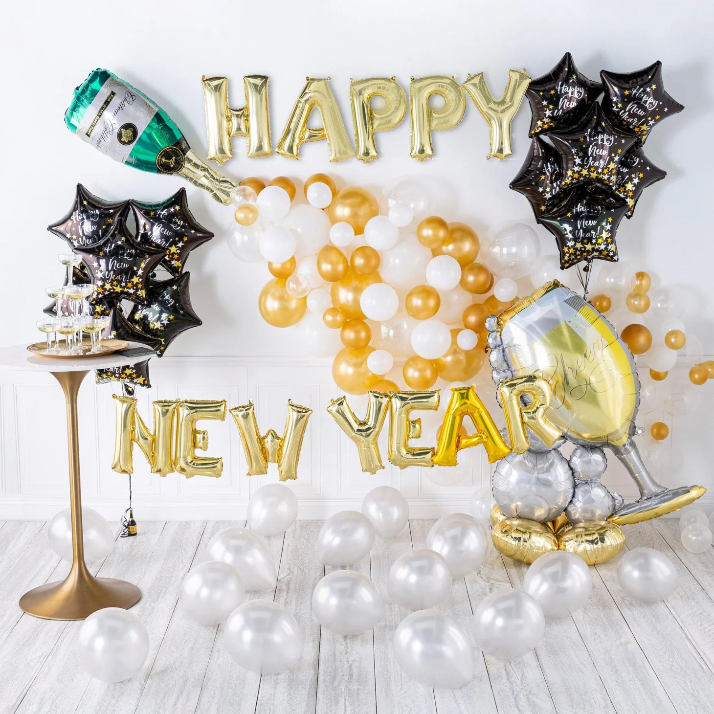 AirLoonz Bubbly Wine Glass Balloon, 51in