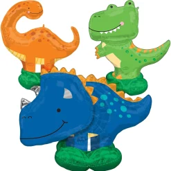 AirLoonz Dinomite Foil Balloon Set, 3pc