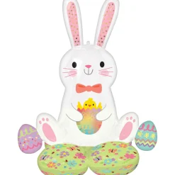 AirLoonz® Easter Bunny Foil Balloon, 3.75ft - Bunny Love