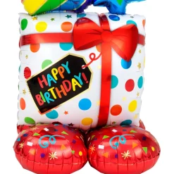 AirLoonz® Stacked Birthday Icons Balloon, 55in