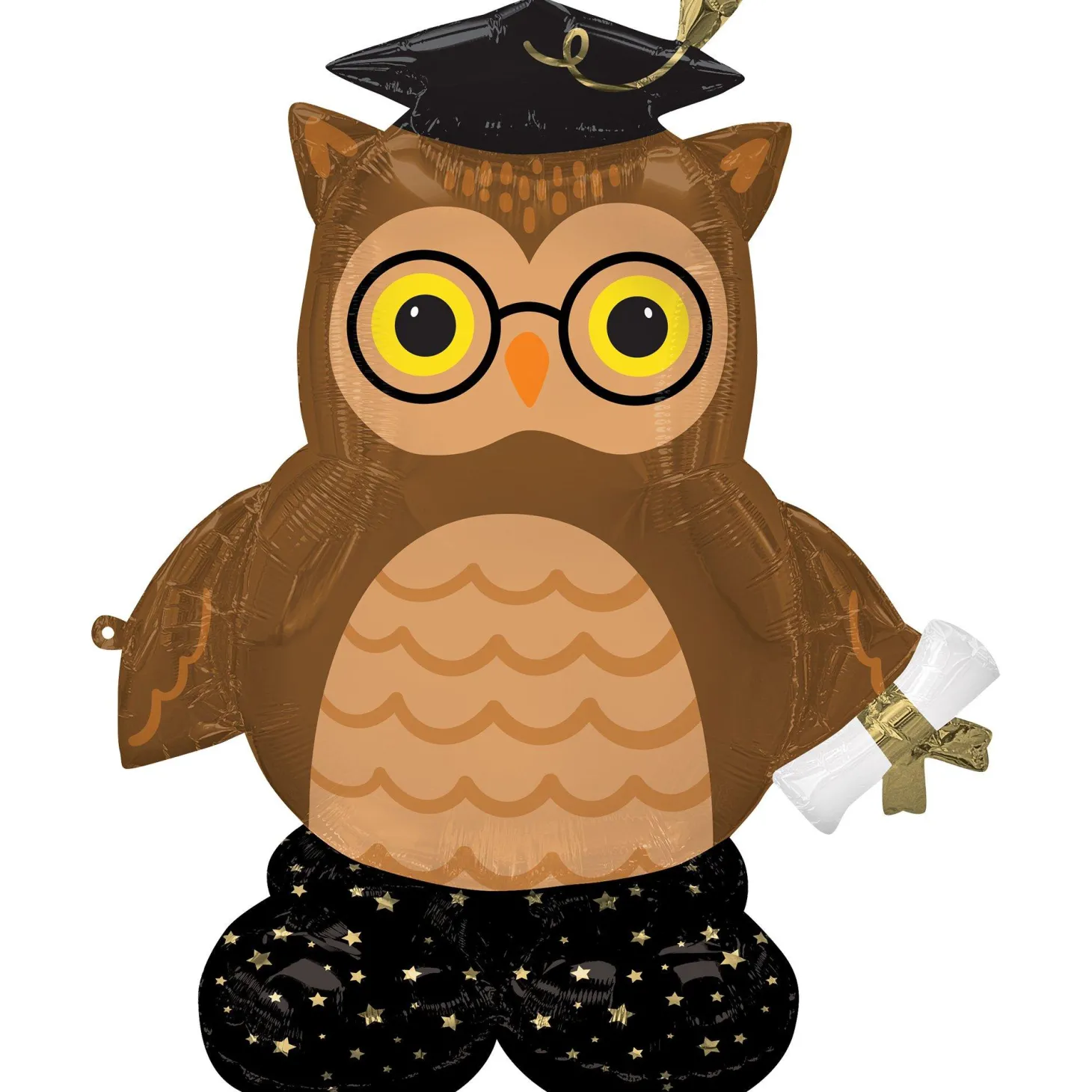 AirLoonz Wise Owl Graduation Foil Balloon, 44in
