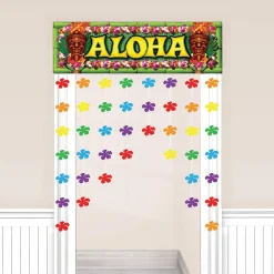 Aloha Floral Door Curtain