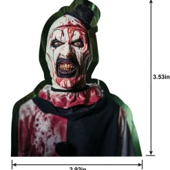 Art the Clown Sticker, 2.9in x 3.5in - Terrifier