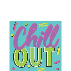 Awesome 80s Beverage Napkins 16ct
