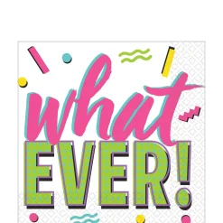 Awesome 80s Lunch Napkins 16ct