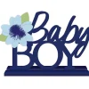 Baby Boy Baby in Bloom Baby Shower MDF Standing Sign, 11in x 8.5in
