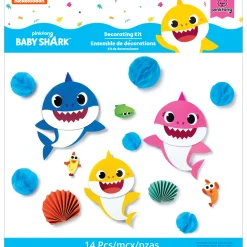 Baby Shark Wall Decorating Kit, 14pc