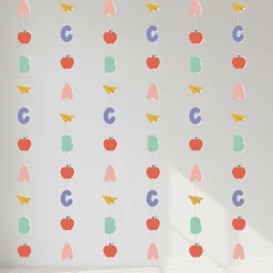 Back to School ABC Hanging Decorations, 6ct