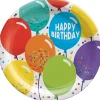 Balloon Birthday Celebration Lunch Plates, 9in, 60ct