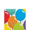 Balloon Birthday Celebration Beverage Napkins 125ct