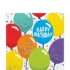 Balloon Birthday Celebration Lunch Napkins 125ct