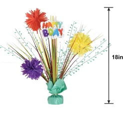 Balloon Birthday Celebration Spray Centerpiece, 18in