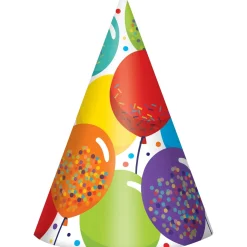 Balloon Birthday Celebration Party Hats 24ct