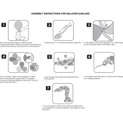 Balloon Garland Kit, Assorted Colors