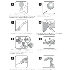 Balloon Garland Kit, Assorted Colors