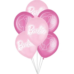 Barbie Party Latex Balloon, 6ct