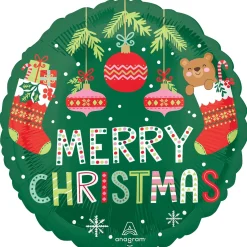 Beary Christmas Balloon, 18in