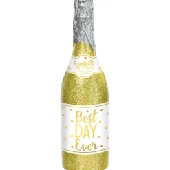 Best Day Ever Champagne Bottle Party Popper, 13in