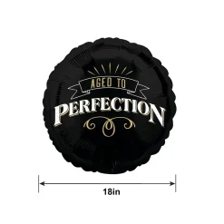 Better with Age Birthday Round Foil Balloon, 18in