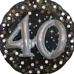 Birthday Balloon 32in - 3D Sparkling Celebration, Ages