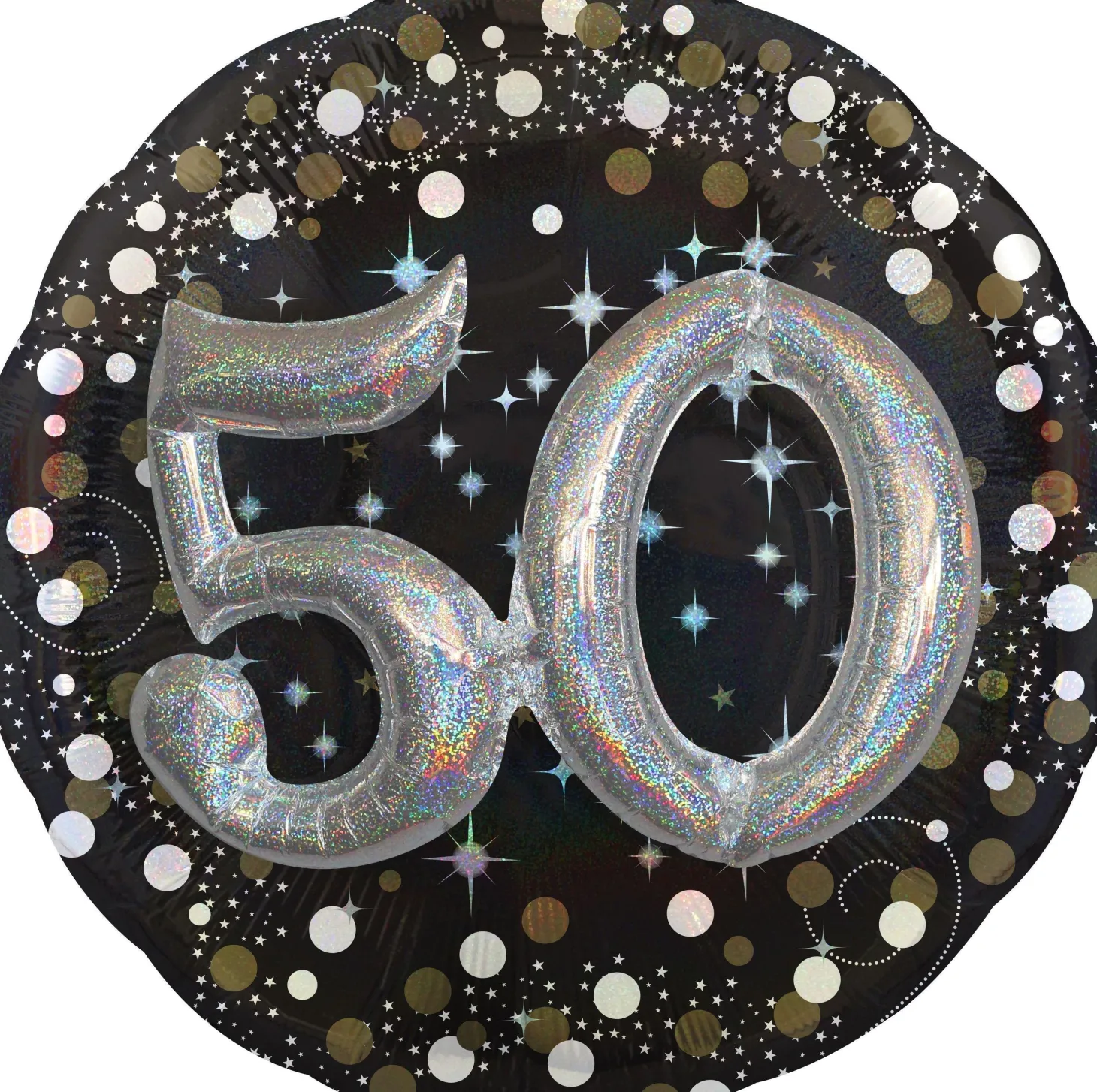 Birthday Balloon 32in - 3D Sparkling Celebration, Ages