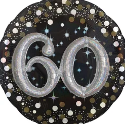 Birthday Balloon 32in - 3D Sparkling Celebration, Ages