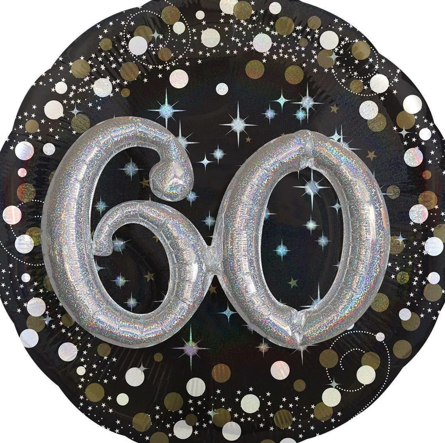Birthday Balloon 32in - 3D Sparkling Celebration, Ages