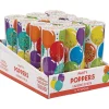 Birthday Balloons Confetti Party Poppers 12ct