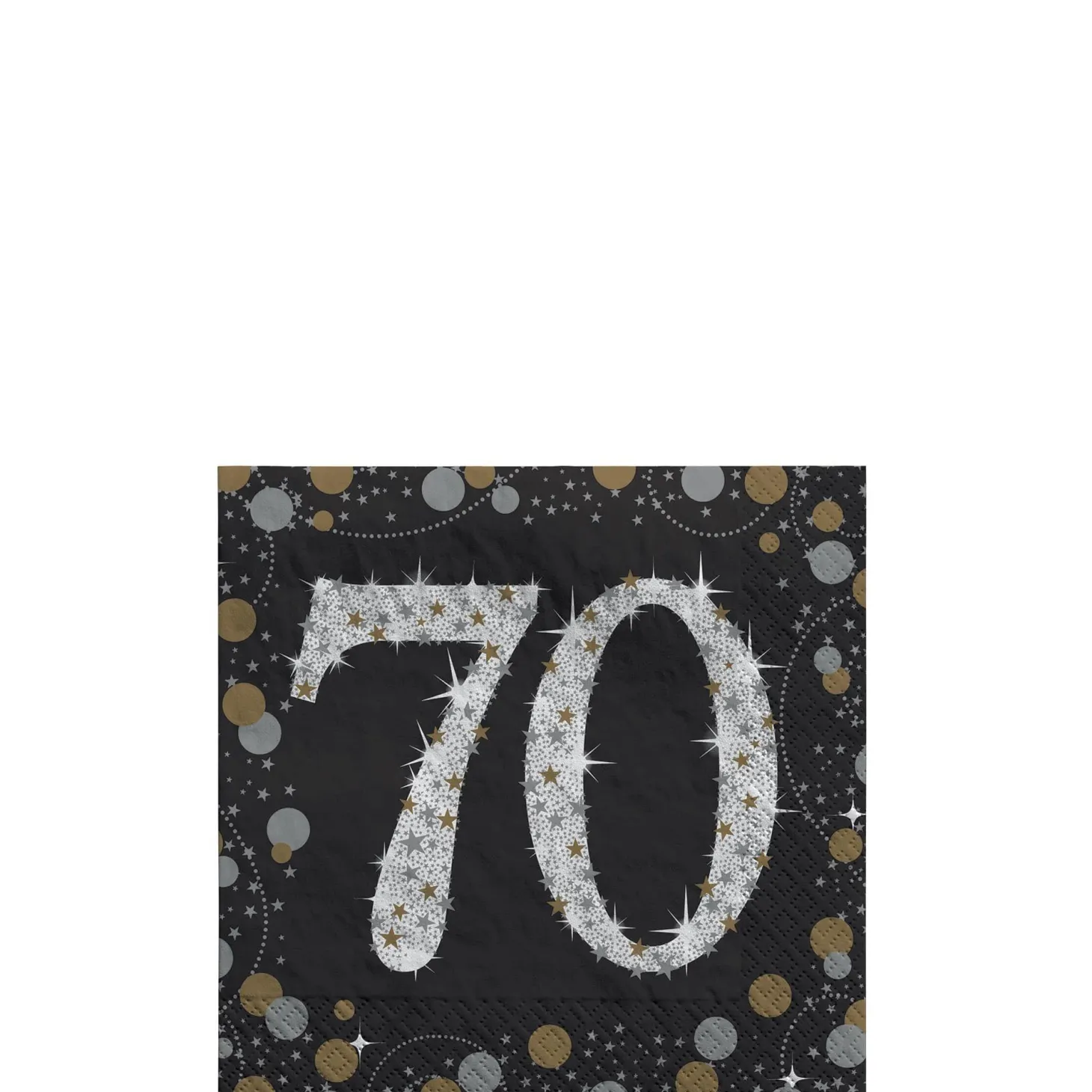 Birthday Beverage Napkins 16ct - Sparkling Celebration, Ages