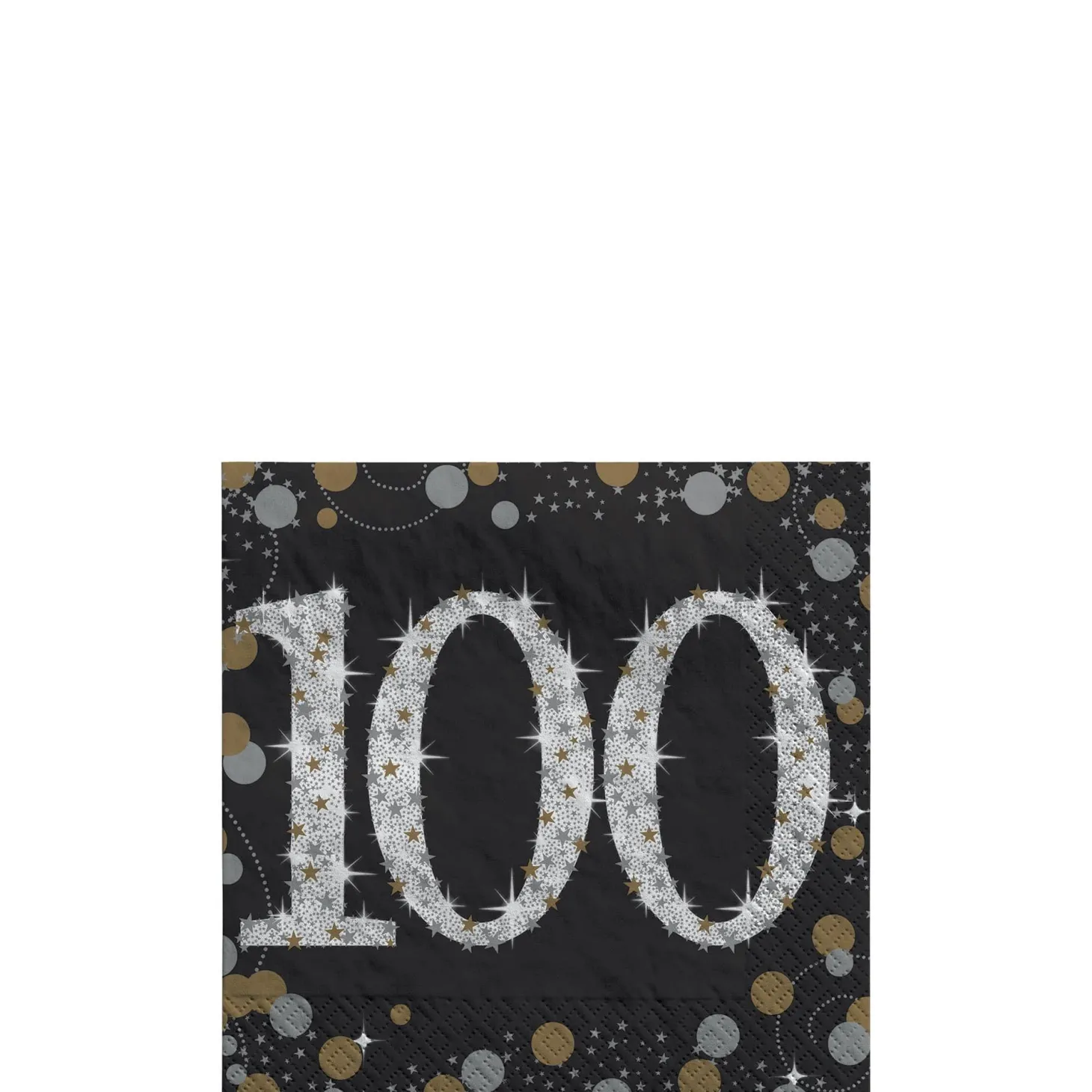 Birthday Beverage Napkins 16ct - Sparkling Celebration, Ages