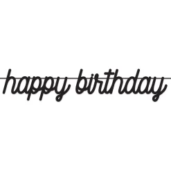 Birthday Chic Letter Banner