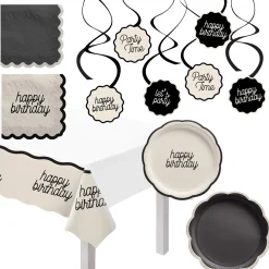 Birthday Chic Party Supplies Kit