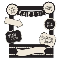 Birthday Chic Photo Booth Props, 46pc