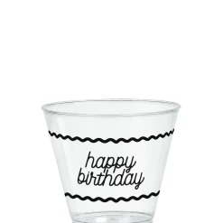 Birthday Chic Plastic Cups, 9oz, 16ct