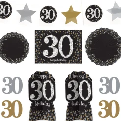 Birthday Room Decorating Kit 10pc - Sparkling Celebration, Ages