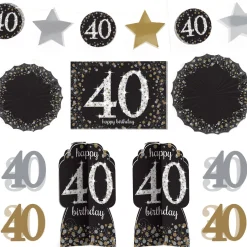 Birthday Room Decorating Kit 10pc - Sparkling Celebration, Ages