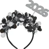 2026 Black and Silver NYE Headband