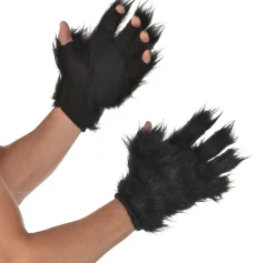 Black Cat Paw Glovelettes