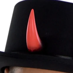 Black Devil Top Hat