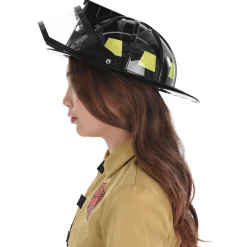 Black Firefighter Helmet - Child